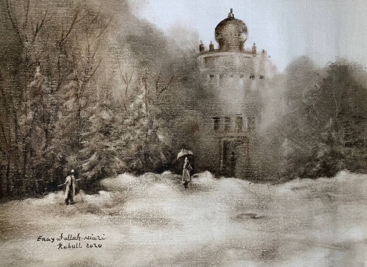 Village in Snow